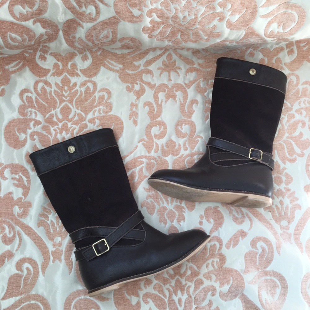 Janie and Jack Brown Leather Boots